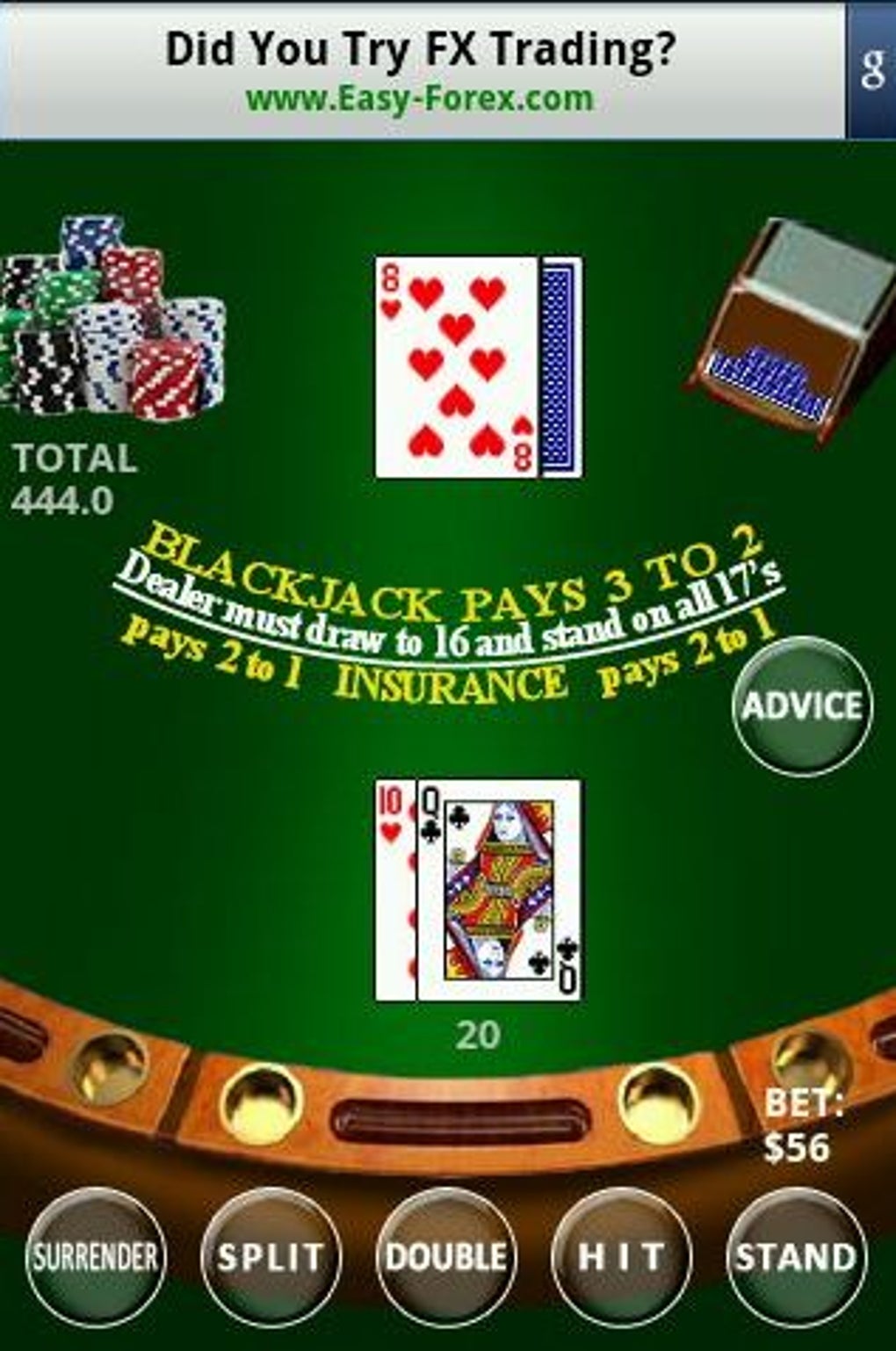 Deniz Blackjack Oynuyor